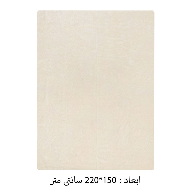 پتو گلبافت مدل فلورا کد 35098 سایز 150x220 سانتی متر