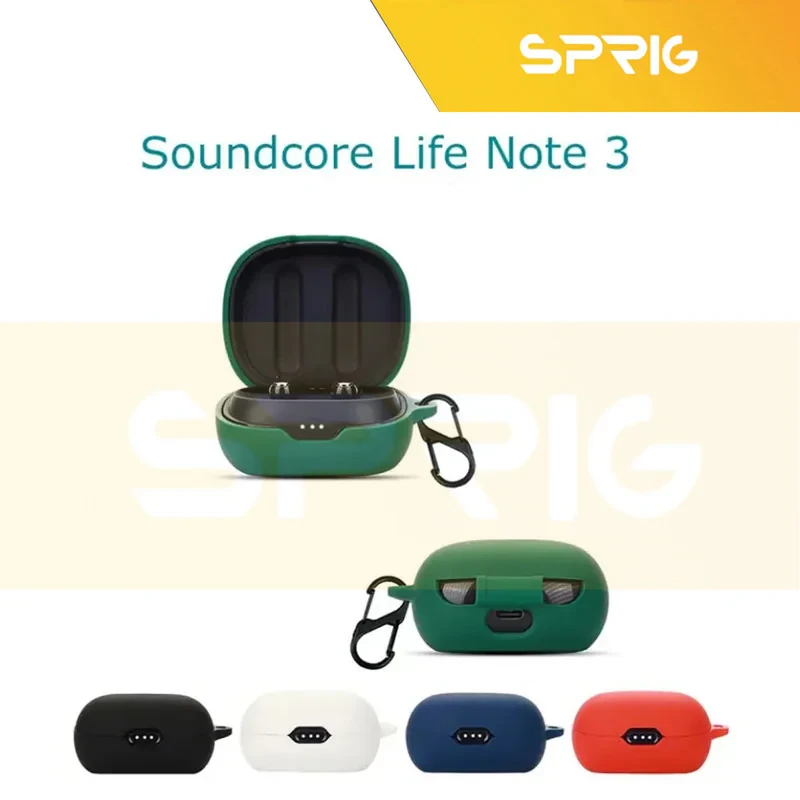 کاور اسپریگ مدل Silicon-SP مناسب برای کیس هدفون بی سیم انکر Soundcore Life Note 3