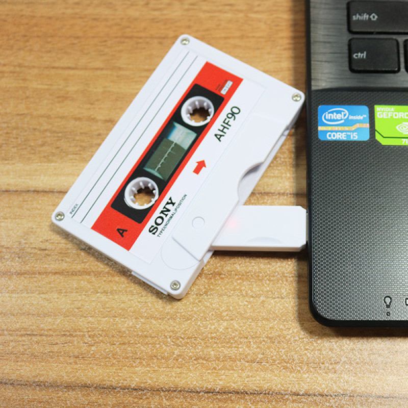 فلش مموری Usb 2.0 اولتیتا   مدل نوار کاست ظرفیت 128 گیگابایت
