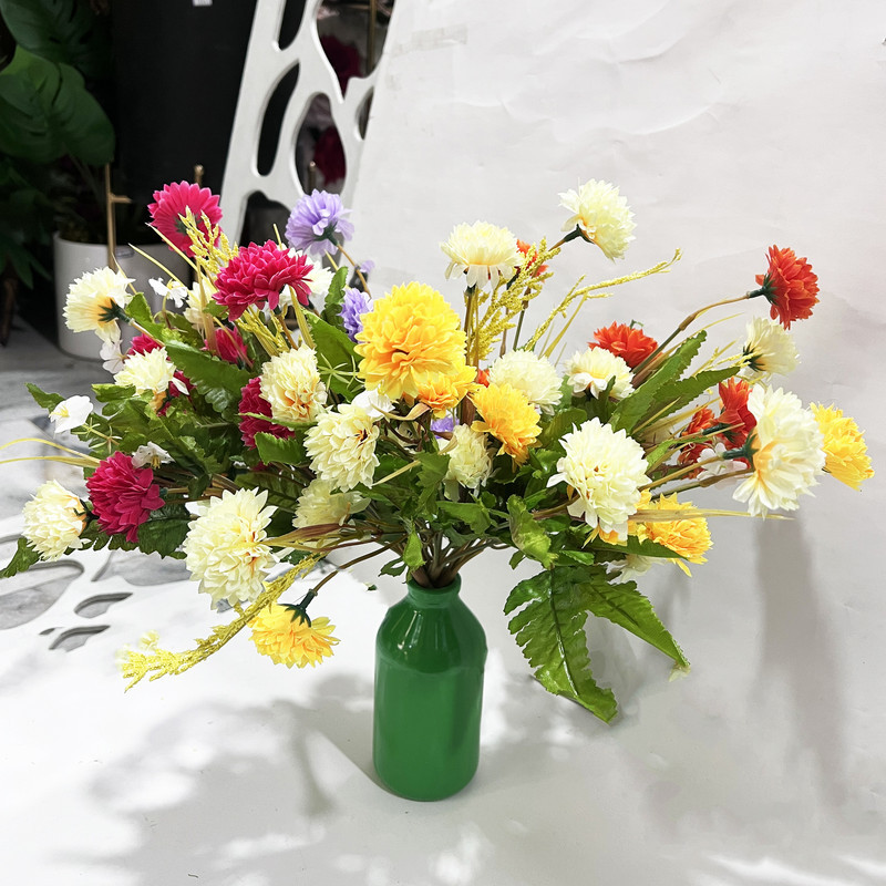 گل مصنوعی مدل بوته میخک و داوودی