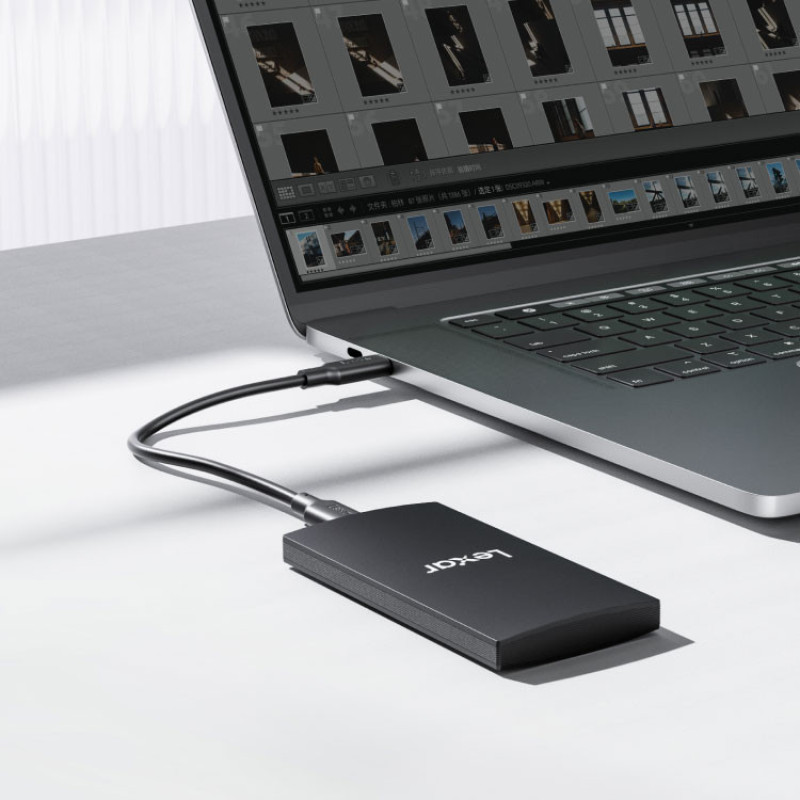 اس اس دی اکسترنال لکسار مدل SL300 ظرفیت 1 ترابایت رابط USB 3.2 Gen2