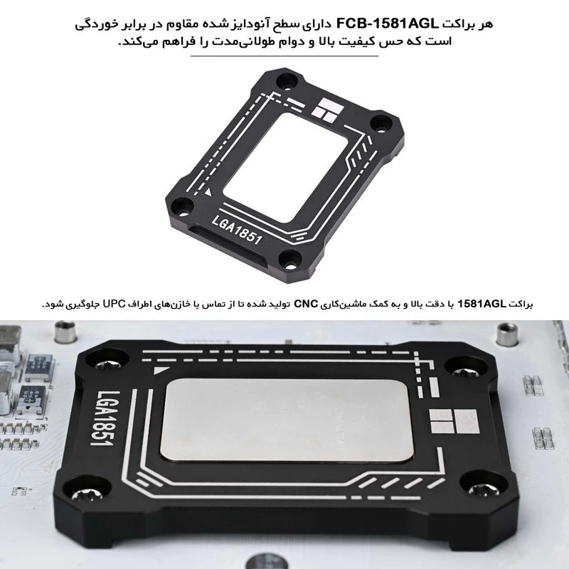 پایه محافظ پردازنده ترمالرایت مدل LGA1851-BFC