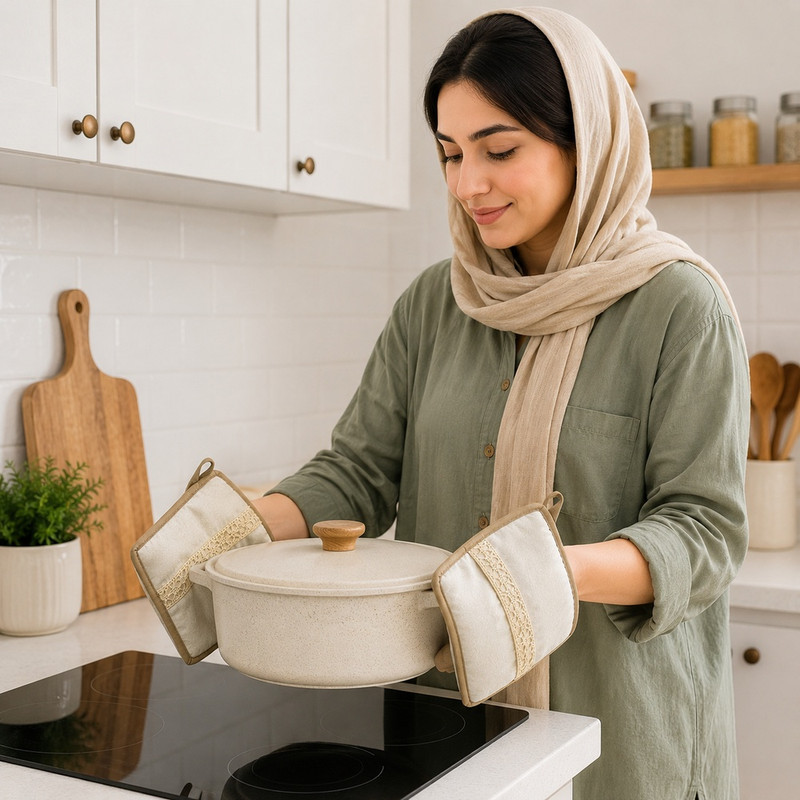 دستگیره آشپزخانه مدل 001 مجموعه 2 عددی
