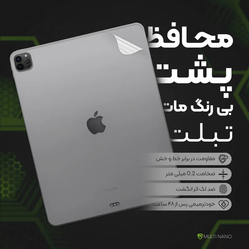 محافظ پشت مات نانو هیدروژل مولتی نانو مدل X-F1B مناسب برای تبلت شیائومی Pad 7 11.2 inch 2024