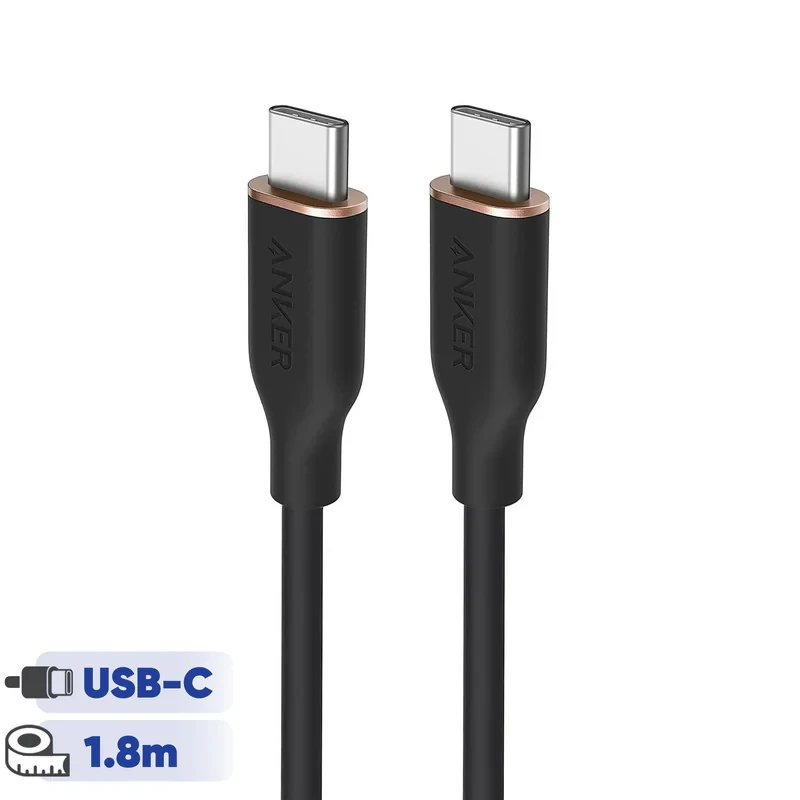 کابل USB-C به USB-C انکر مدل A8553 PowerLine III Flow طول 1.8 متر