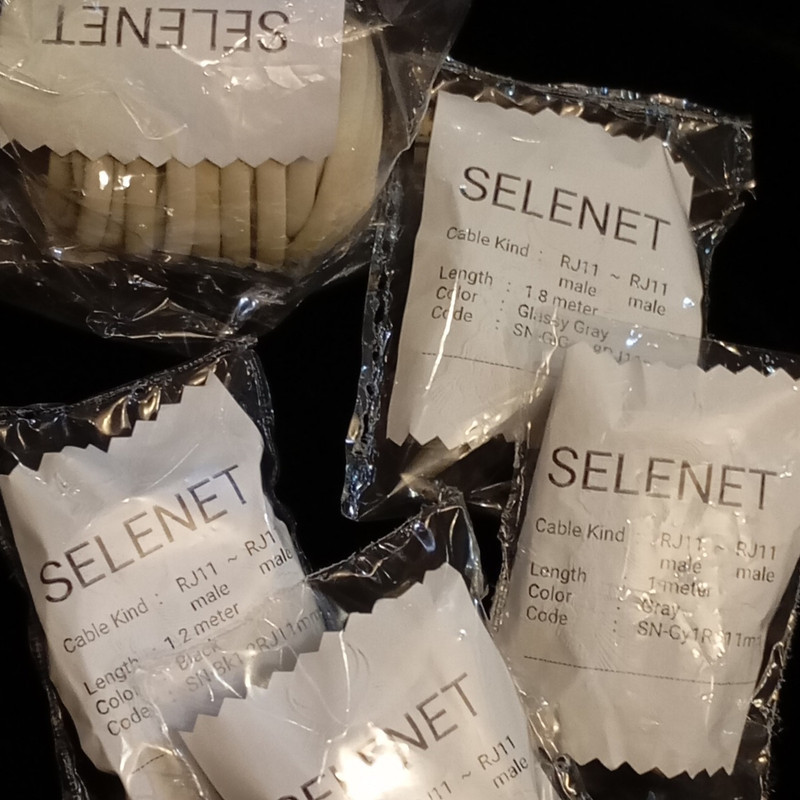 کابل تلفن سِلِنِت مدل SN-1.8RJ11 طول 1.8 متر