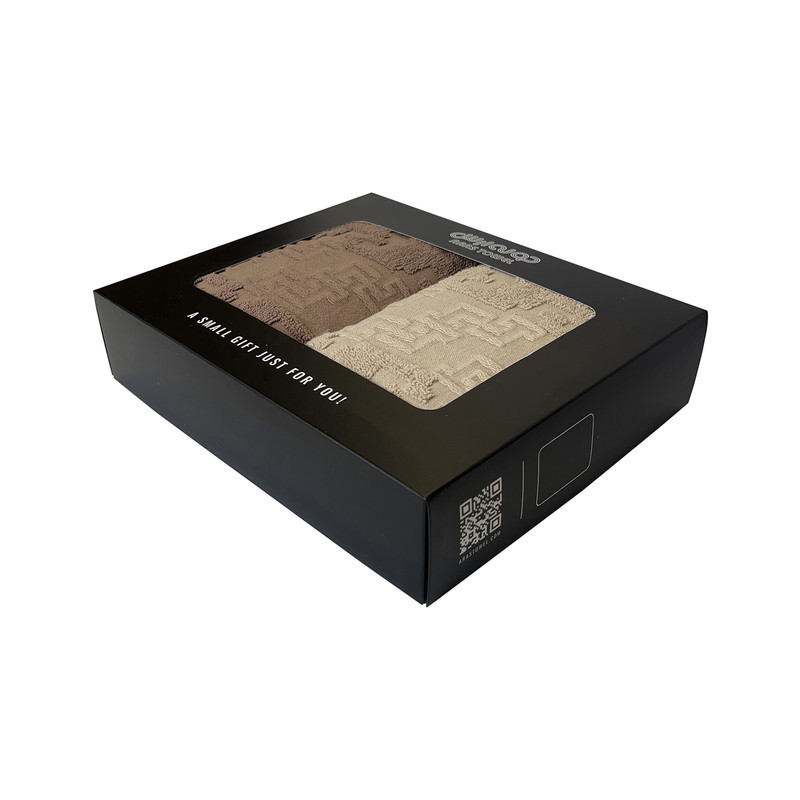 حوله دستی ارس مدل ورونا سایز  40x75 سانتی متر بسته 2 عددی