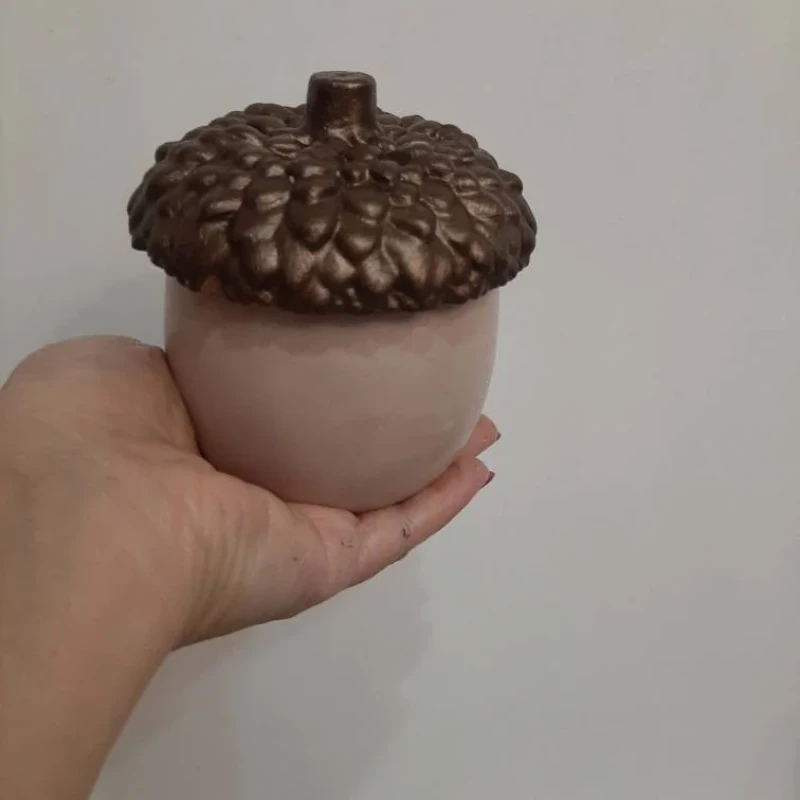 مجسمه مدل بلوط و سنجاب بسته 3 عددی