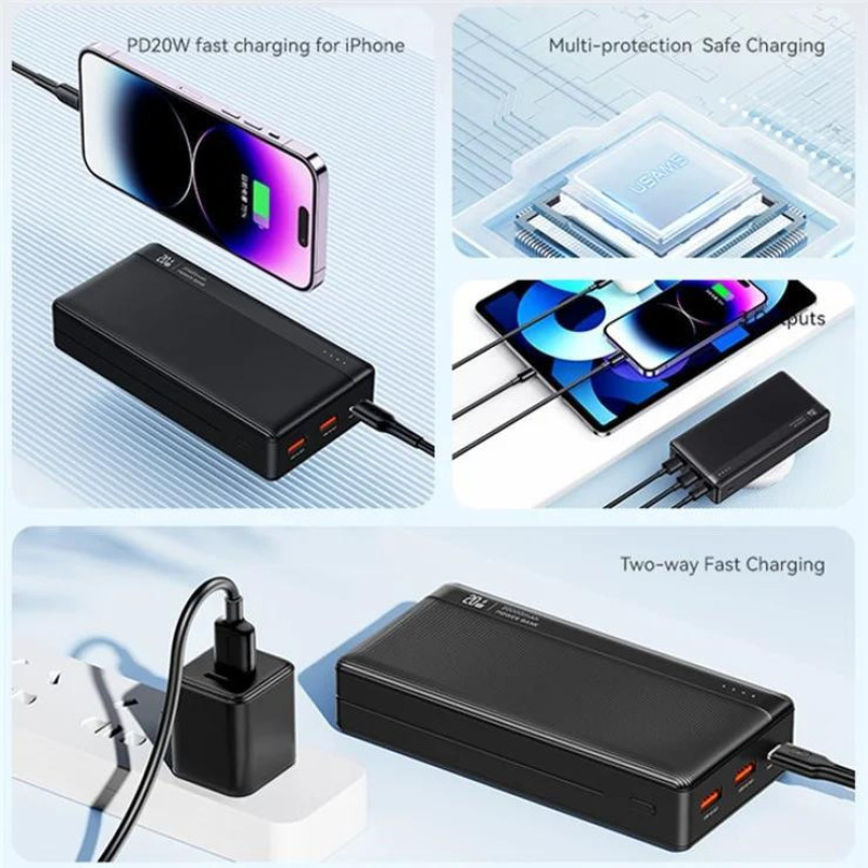 پاوربانک یوسمز مدل CD204 ظرفیت 20000 میلی آمپر ساعت