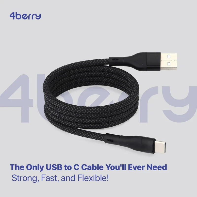 کابل تبدیل USB به USB-C فوربری مدل Magnetic KS-AC01-18W طول 1 متر
