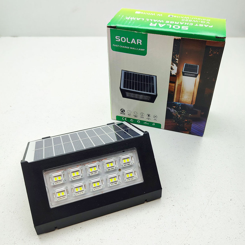 چراغ خورشیدی مدل سنسور دار IP65 کد YQ-W620