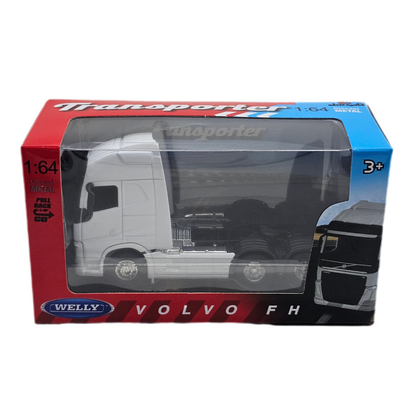 ماشین بازی ناب سل مدل اسب تریلی کشنده ولوو  ولی عقب کش کد  VOLVO FH NAAB003