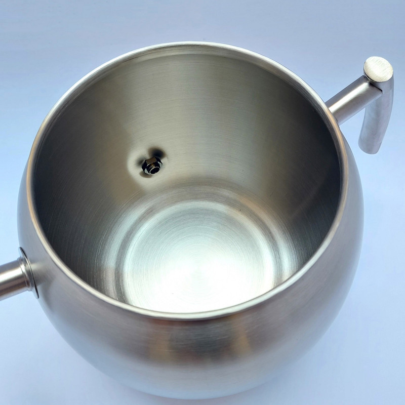 ست کتری و قوری نزاز مدل قوری استیل گنجایش 7 لیتر
