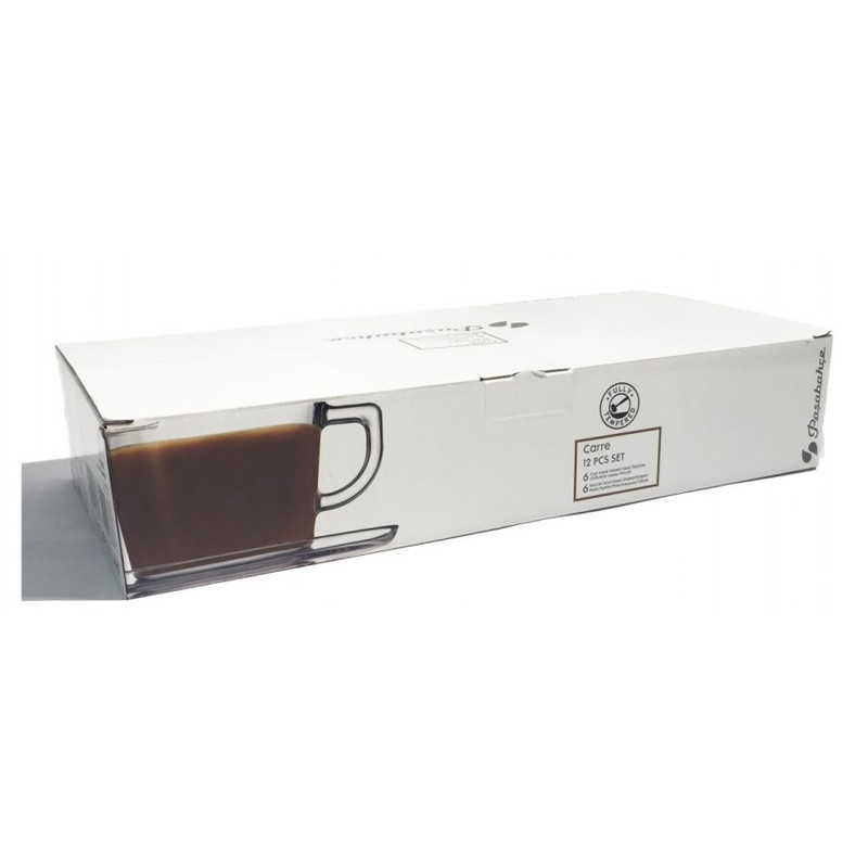 سرویس چای خوری 12 پارچه پاشاباغچه مدل Carre کار کد 95307