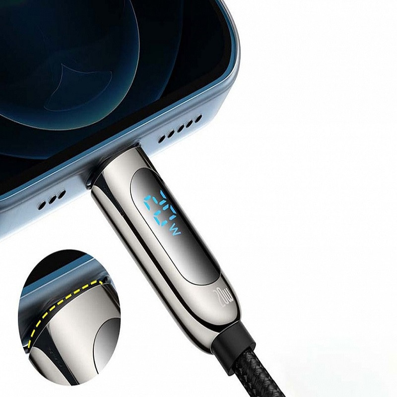 کابل تبدیل USB-C به لایتنینگ باسئوس مدل CATLSK-A01 طول 2 متر