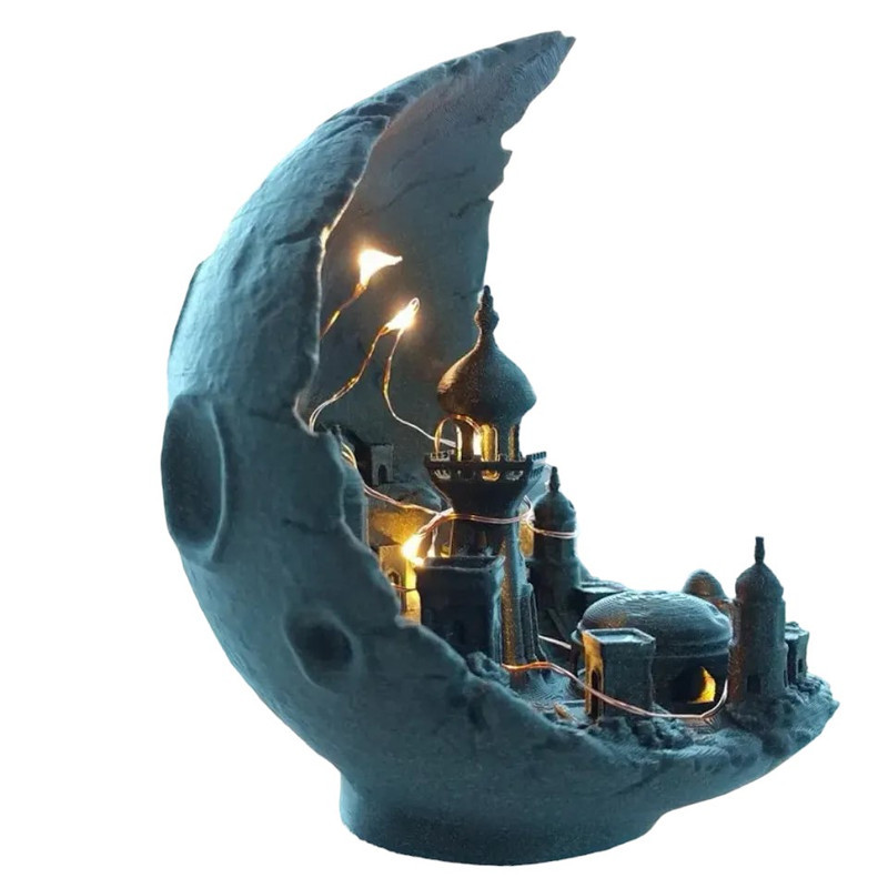 چراغ رومیزی طرح ماه مدل Moon City