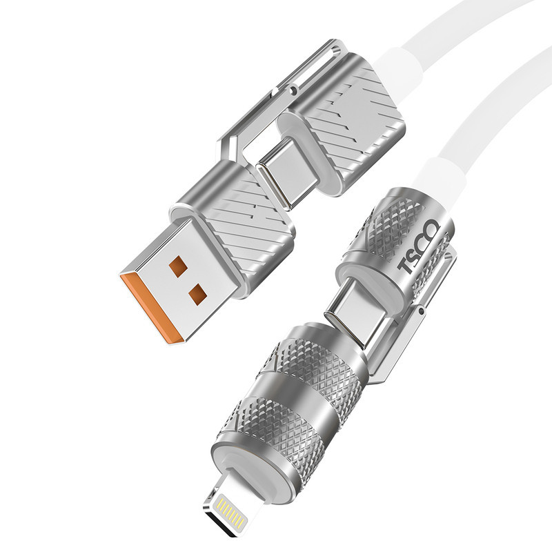 کابل تبدیل USBUSB-C به لایتنینگUSB-C تسکو مدل GCA 240W طول 1.2 متر