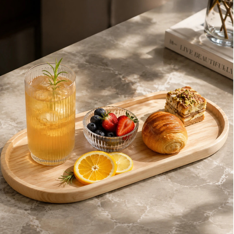 طرف سرو مدل چوبی کد 3513
