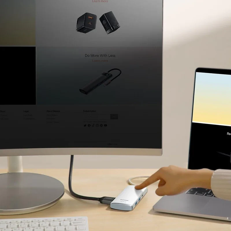 هاب 6 پورت USB-C باسئوس مدل BS-OH019