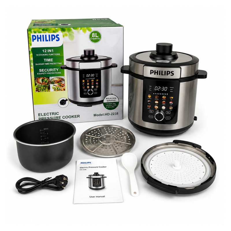 مولتی کوکر ۸ لیتری فیلیپس مدل HD-2238