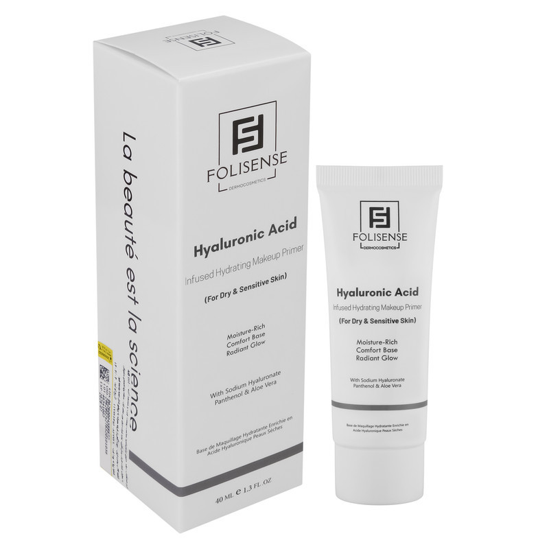 پرایمر صورت فولیسنس مدل Hyaluronic Acid مناسب برای پوست انواع پوست حجم 40 میلی‌لیتر