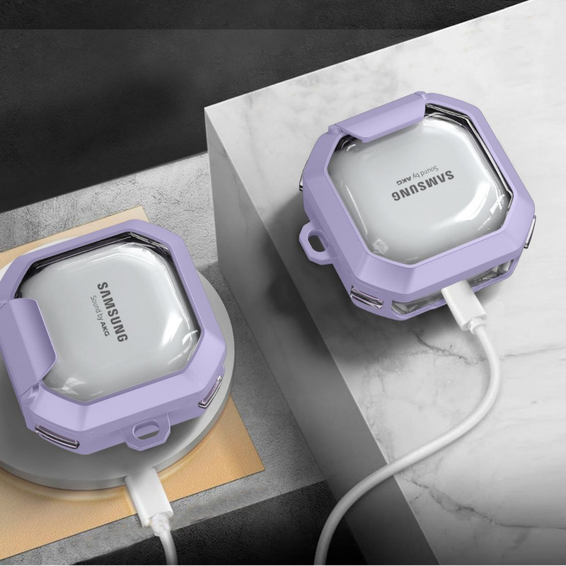 کاور استند دار مدل U.EHome مناسب برای کیس هندزفری بلوتوثی سامسونگ مدل Buds Live  Buds 2  Buds 2 Pro  Buds Pro  Buds FE
