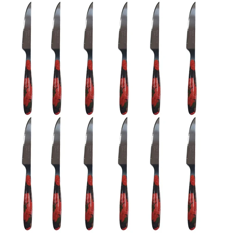 کارد میوه خوری رومانتیک هوم کد krd74 بسته 12 عددی