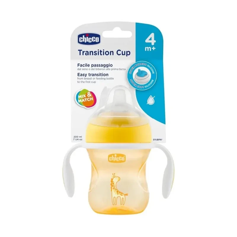 لیوان آب میوه خوری چیکو مدل سوپاپ دار ظرفیت 200 میلی لیتر