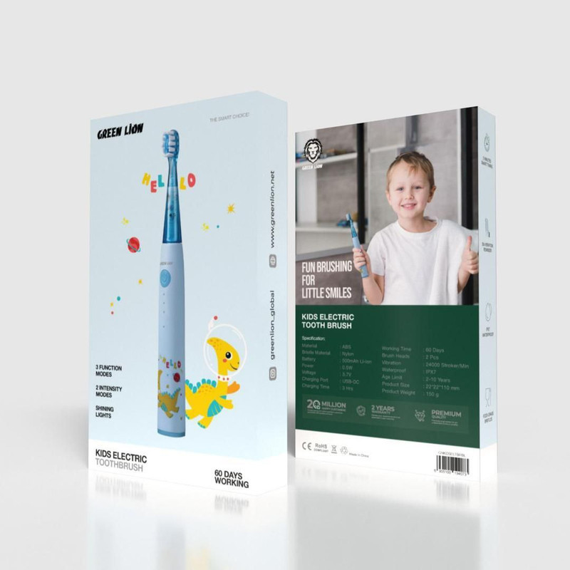 مسواک برقی گرین لاین مدل KIDS ELECTRIC