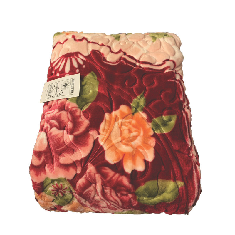 پتو گلبافت مدل برجسته گل دار سایز 220×160 سانتی متر
