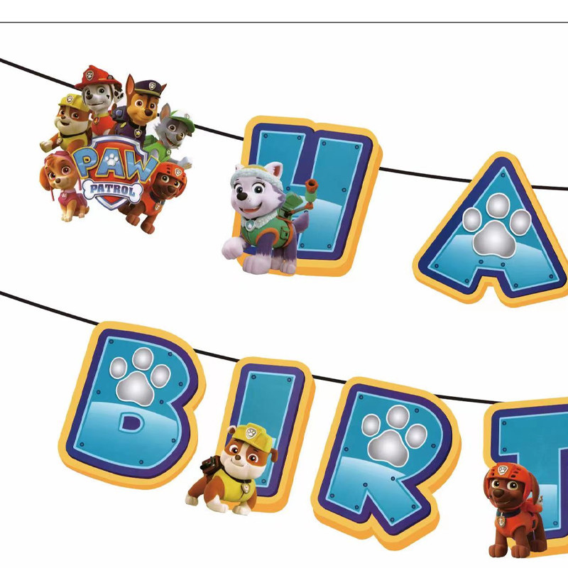 ریسه تولد مدل تولد مبارک طرح سگ های نگهبان مدل PAW PATROL کد 29