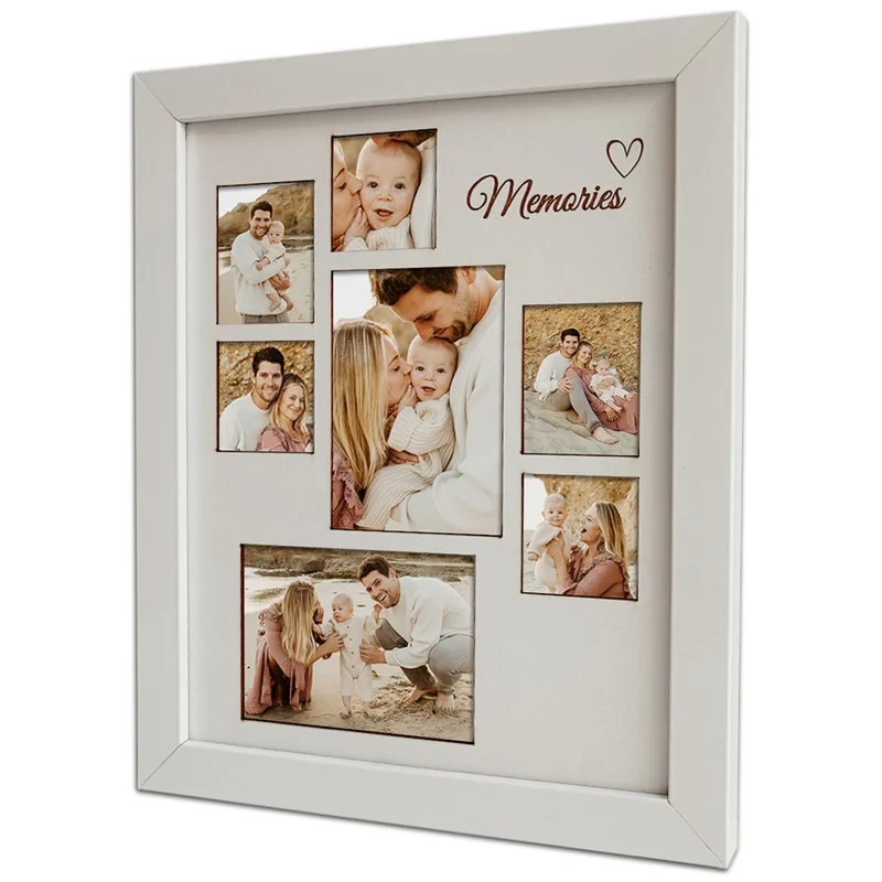 قاب عکس مدل پازلی 7 عکس memories کد W2025