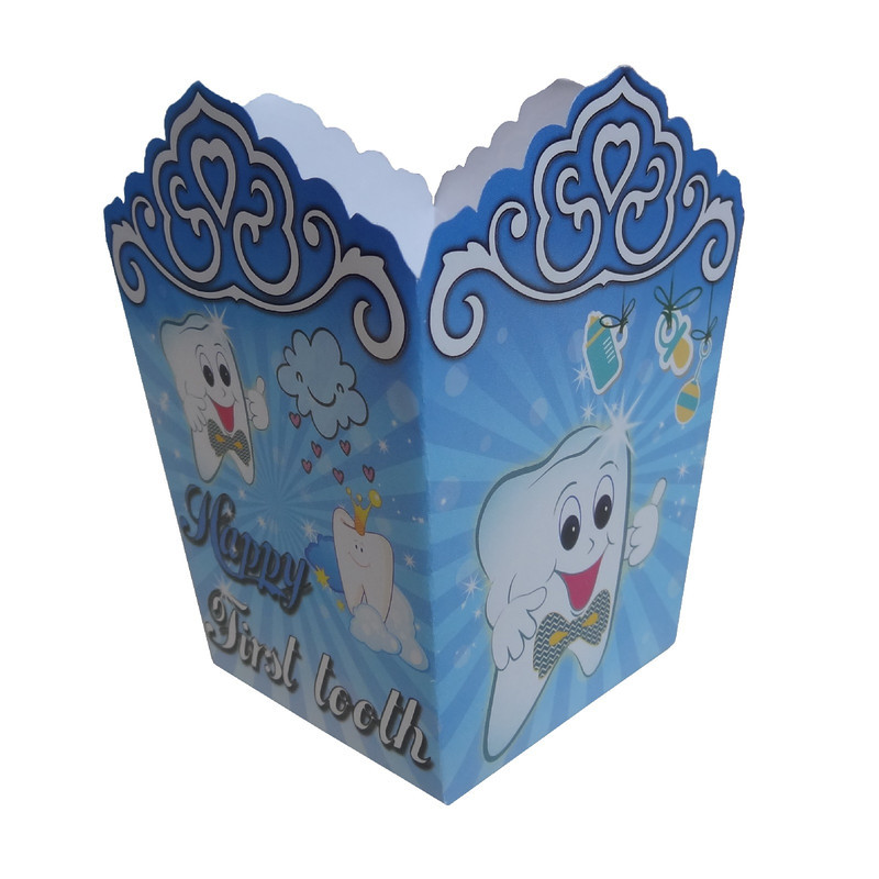 ظرف پاپ کورن مستر تم کد 001 بسته 10 عددی