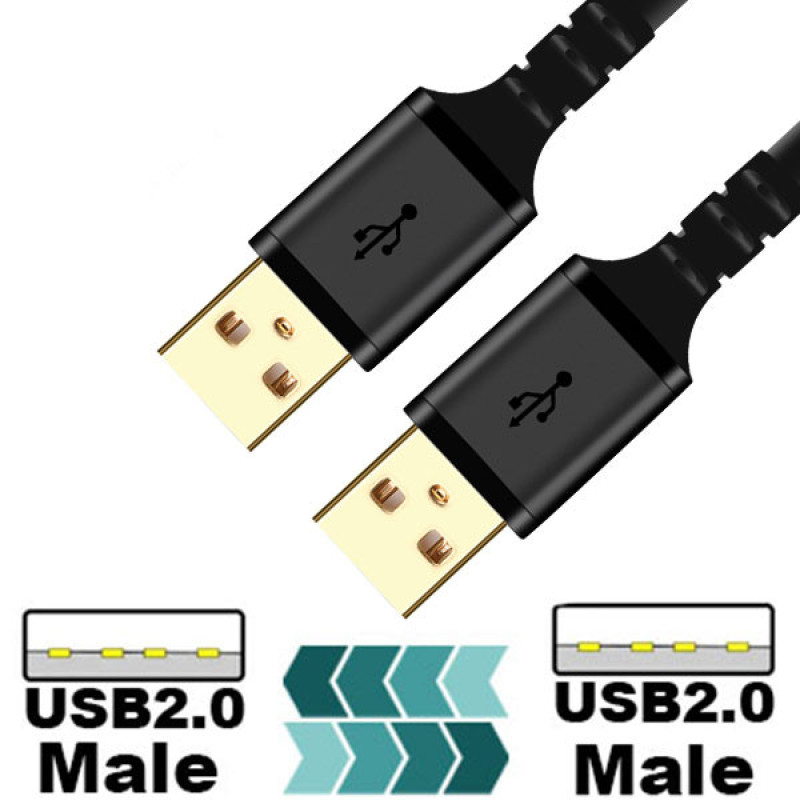کابل لینک USB2.0 کی نت پلاس مدل KP-CUAM2018 طول 1.8 متر