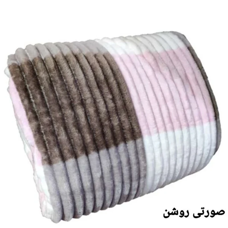 پتو مسافرتی مدل پلیسه ای چهار خانه سایز 200x220  سانتی متر