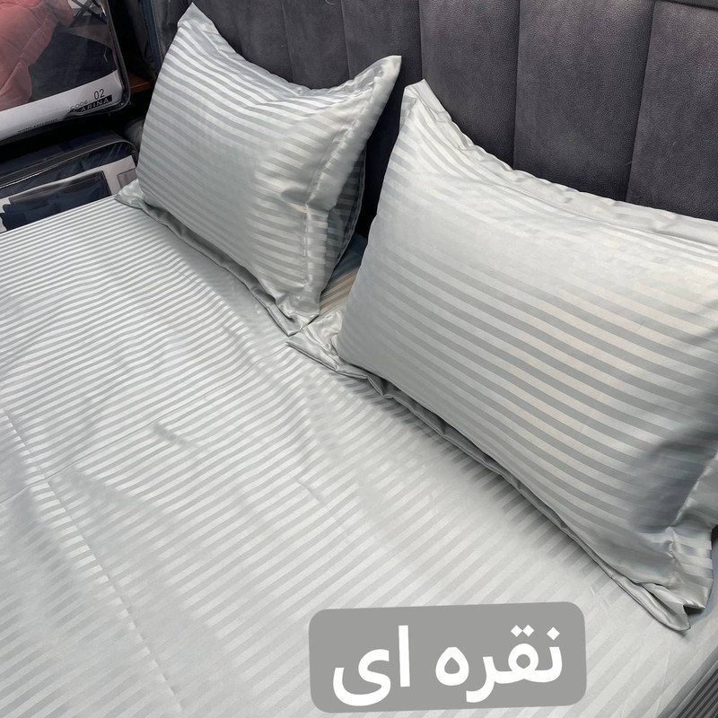سرویس ملحفه 2 نفره 3 تکه مدل کشدوز هتلی