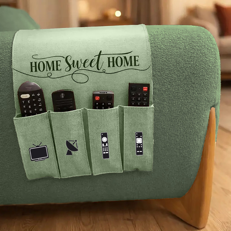 جای ریموت کنترل طرح لینن مدل HOME SWEET HOME کد R1
