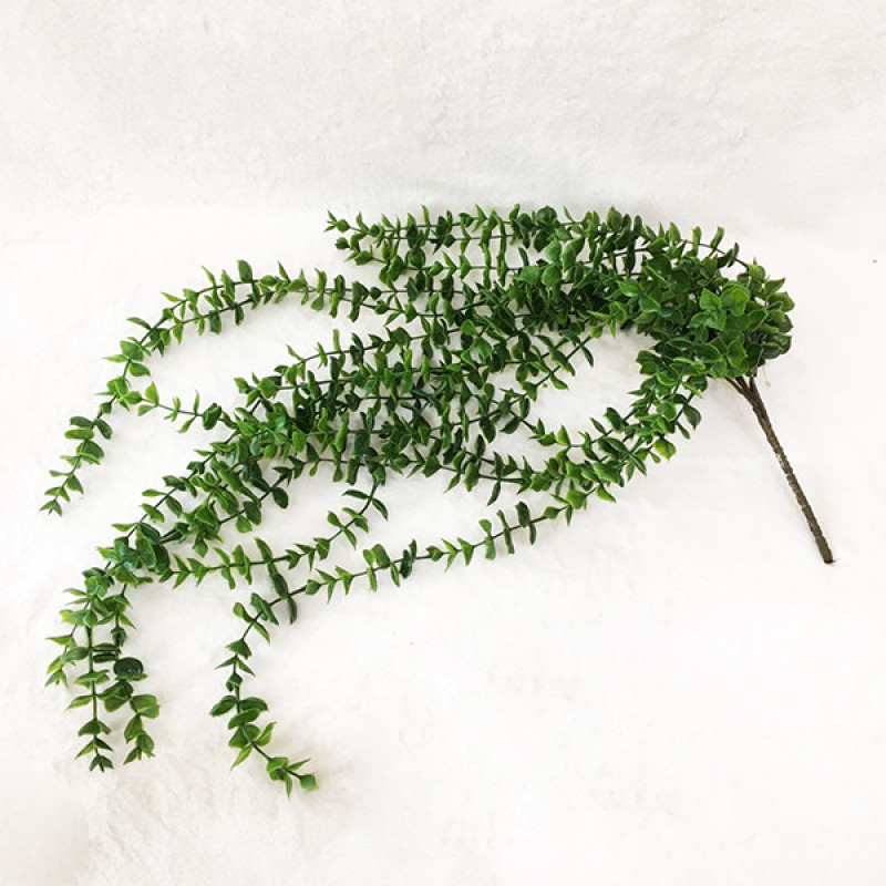 دسته گل مصنوعی آبشار مدل 486 با طراحی طبیعی، جنس پلاستیک مقاوم، ابعاد 80x20x5 سانتی‌متر و وزن سبک مناسب تزیین میز، قفسه و محیط‌های مختلف