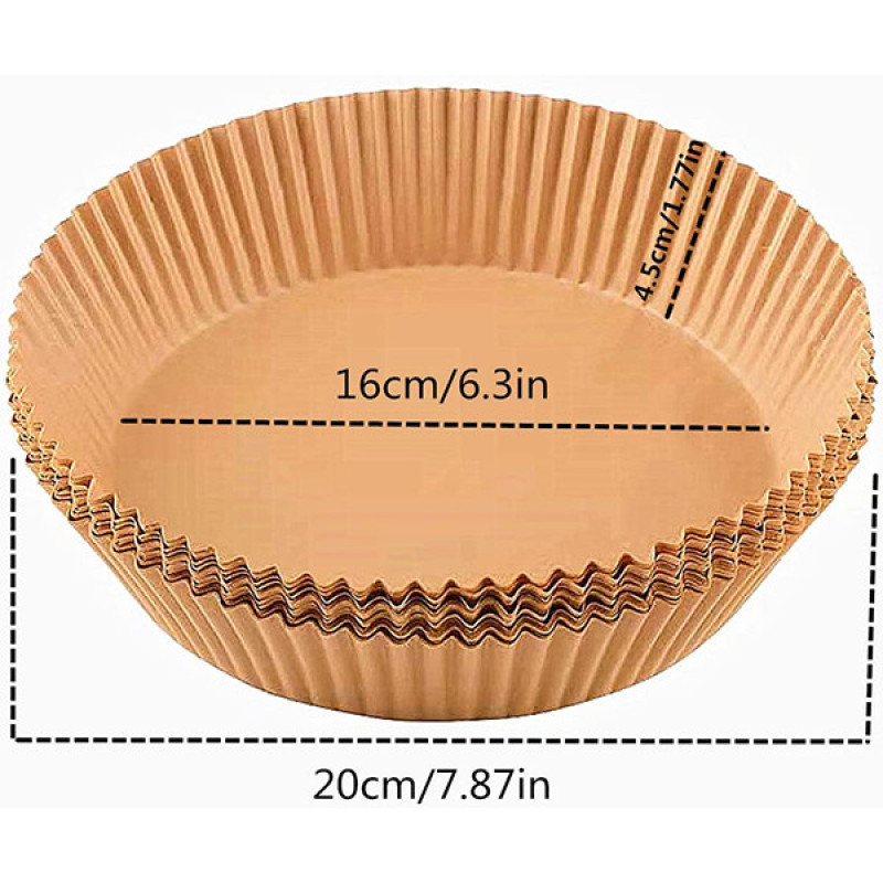 ورق نسوز شیرینی‌ پزی مدل Air Fryer Pad Paper بسته 50 عددی