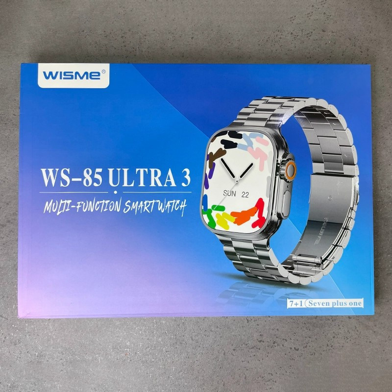 ساعت هوشمند 2.02 اینچی ویسمی مدل WS-85ULTRA3 با 7 عدد بند