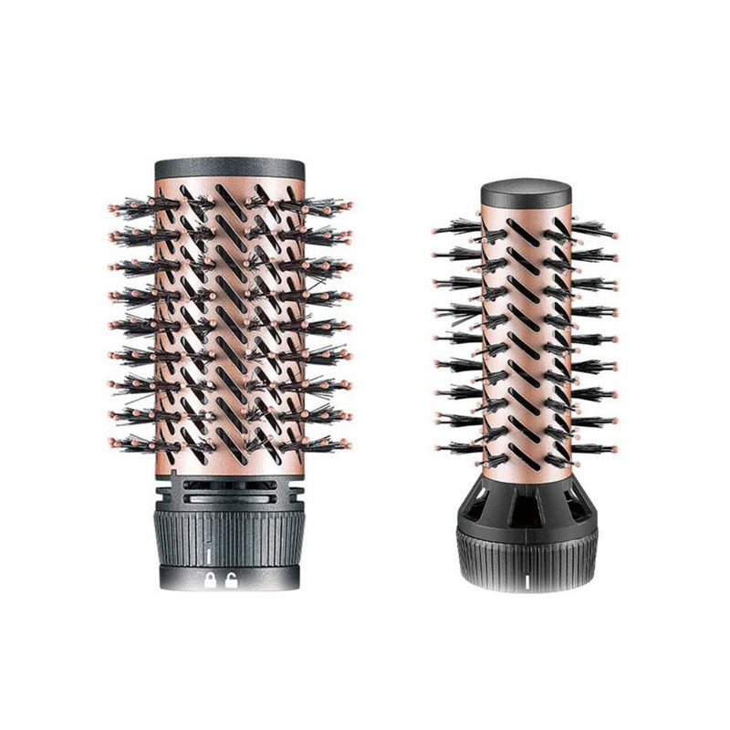 سشوار برس‌دار چرخشی 1200 وات وی جی ار مدل v-498، موتور DC، وزن 500 گرم، دارای سری برس‌دار گرد باریک، سری برس‌دار گرد پهن با ویژگی صاف‌کنندگی، حجم‌دهندگی، با قابلیت باد سرد، فناوری تولید یون