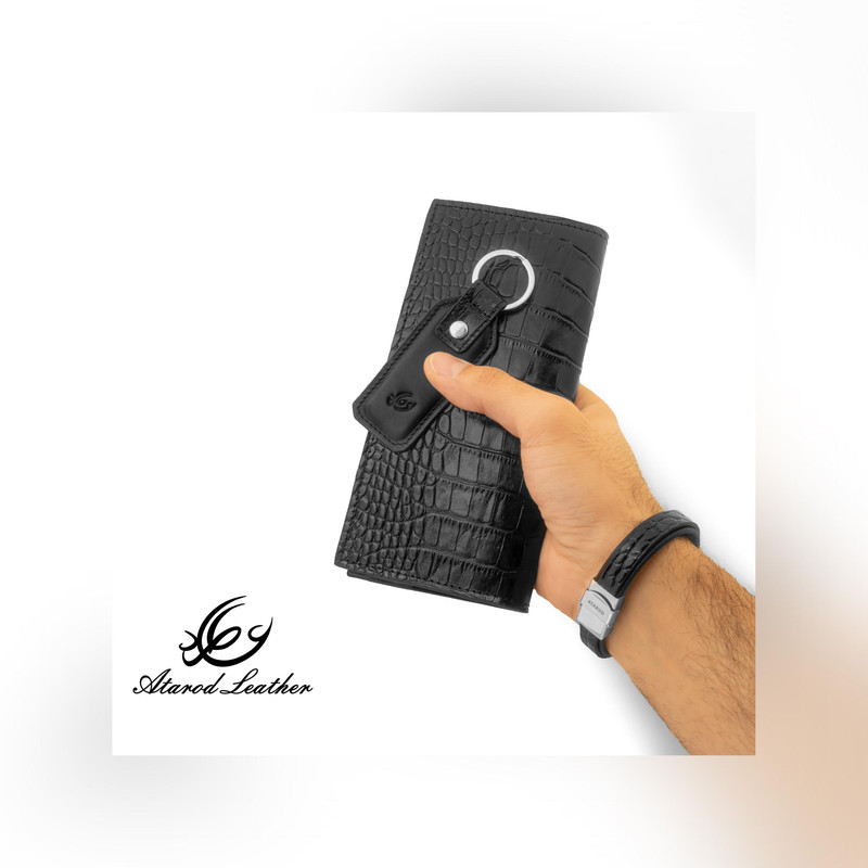 ست هدیه مردانه چرم عطارد مدل چرم طبیعی کد A105