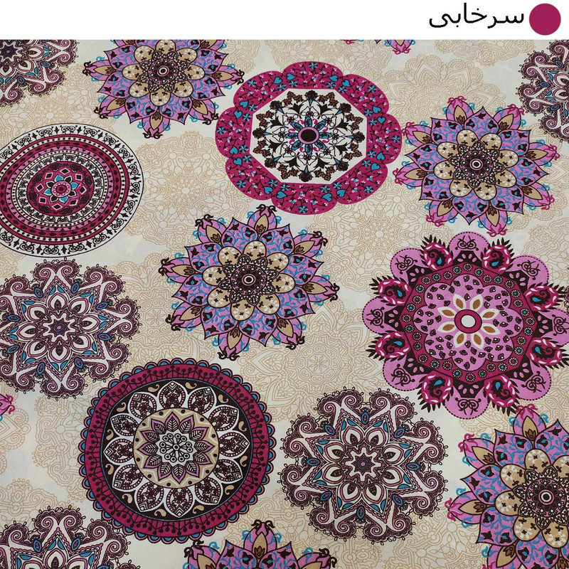 ملحفه تشک مهمان مدل خورشیدی کد F2 سایز 195x100 سانتی متر