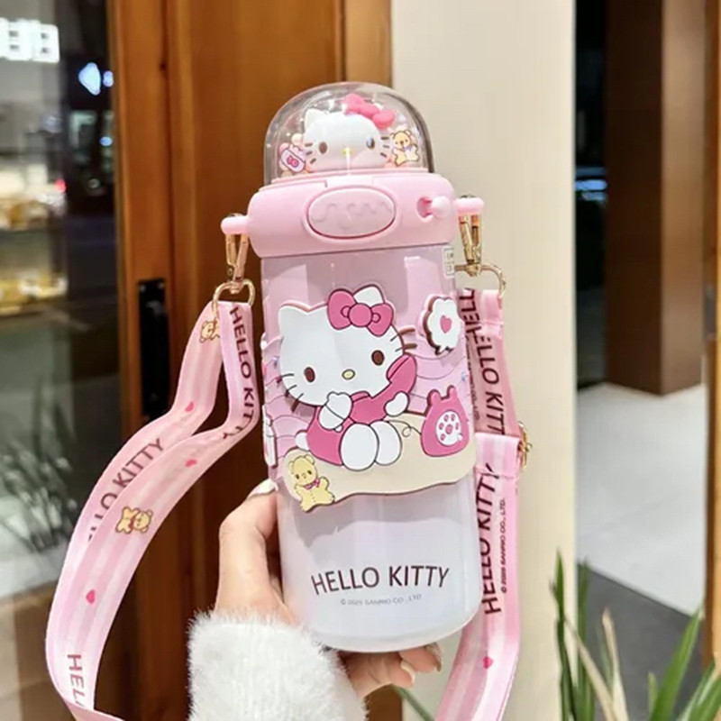 قمقمه کودک مدل HELLO KITTY گنجایش 0.58 لیتر
