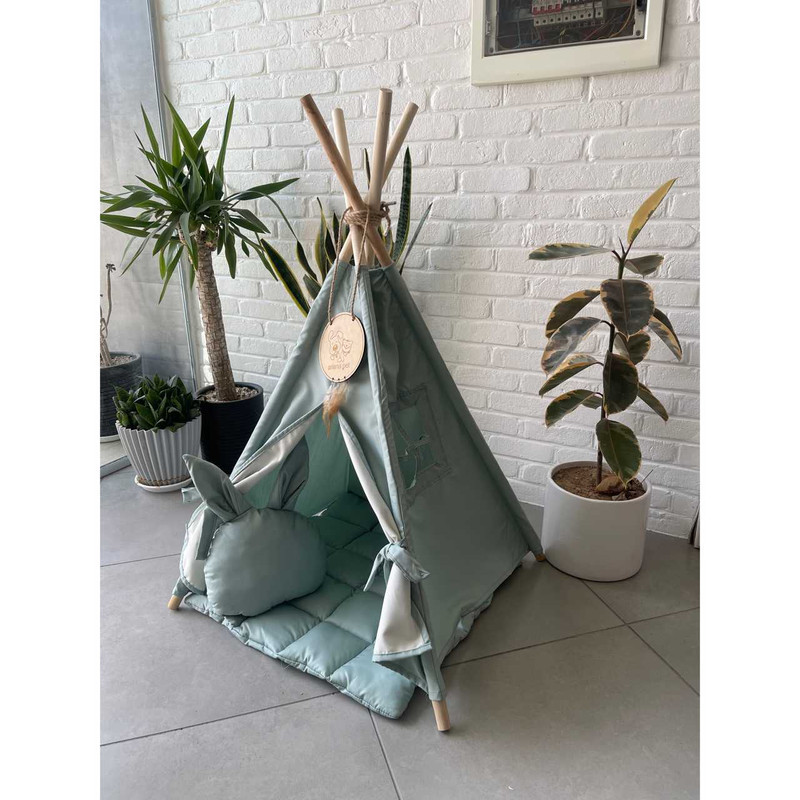جای خواب سگ و گربه مدل چادر سرخپوستی کد ۶۰