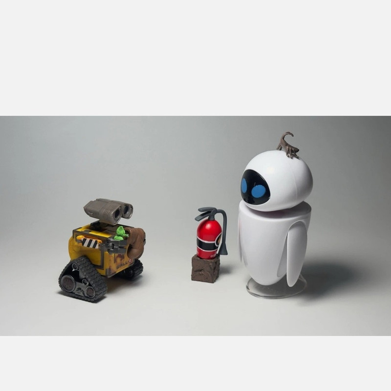اکشن فیگور مدل وال ای و ایو طرح  Wall-E and Eve مجموعه 6 عددی