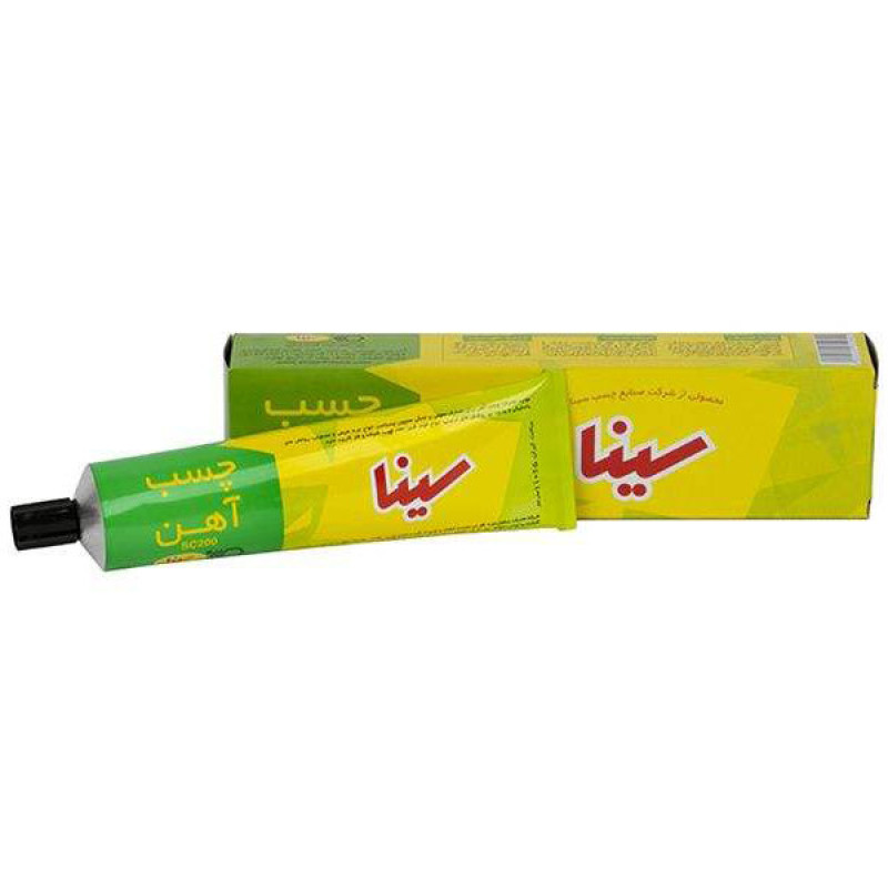 چسب آهن سینا کد 4089401 حجم 100 میلی لیتر بسته 2 عددی