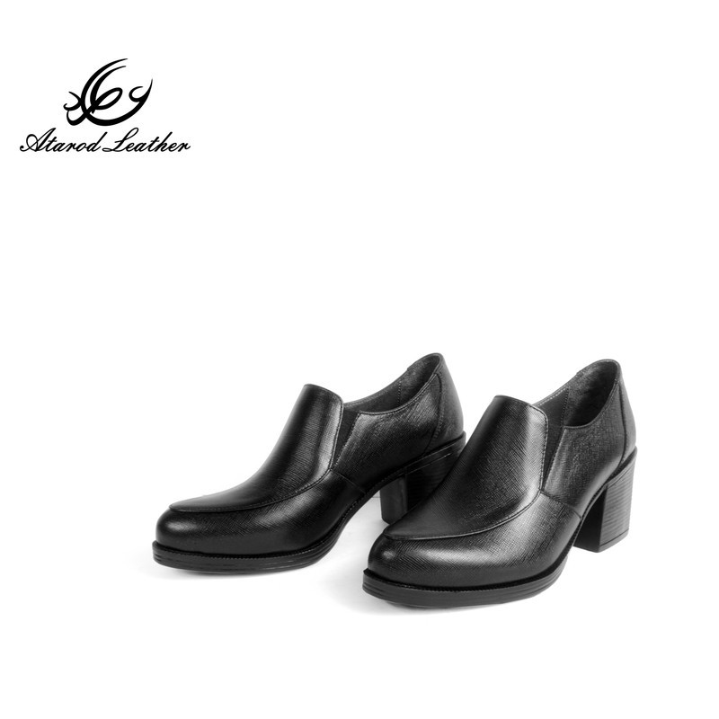 کفش زنانه چرم عطارد مدل چرم طبیعی کد SH161
