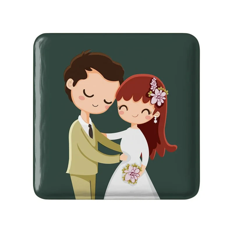 مگنت خندالو مدل عروس و داماد کد 29620