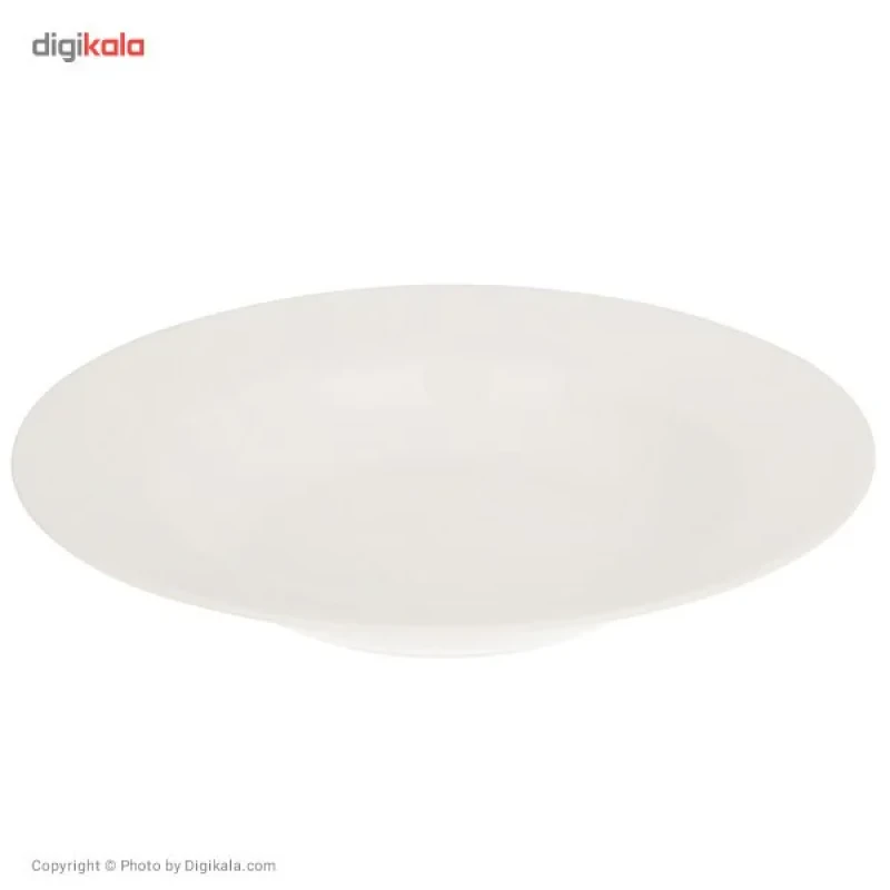 سرویس غذاخوری 102 پارچه چینی زرین ایران سری ایتالیا اف مدل White درجه عالی